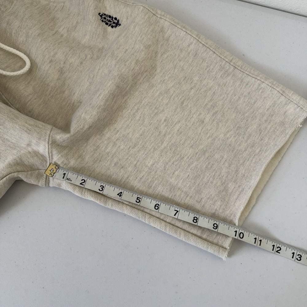 NEW Free People FP Movement For the Win Long Shorts Logo Size Small Tan Beige - Picture 13 of 14